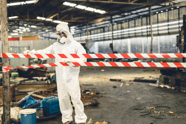 Professional Biohazard technician working in Woodstock, MD